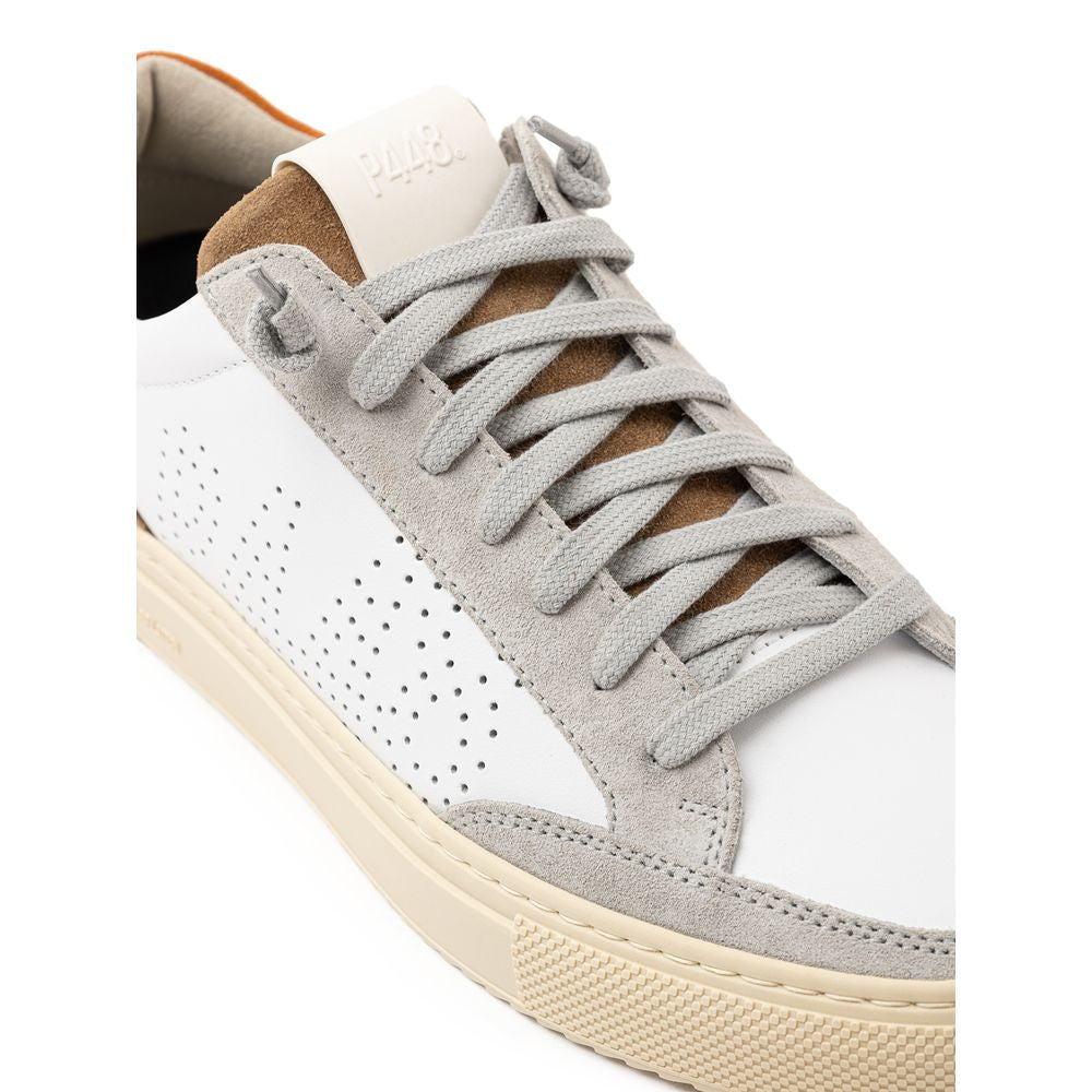 Brand White Leather Sneaker - Stylish and Comfortable Footwear for Every Occasion