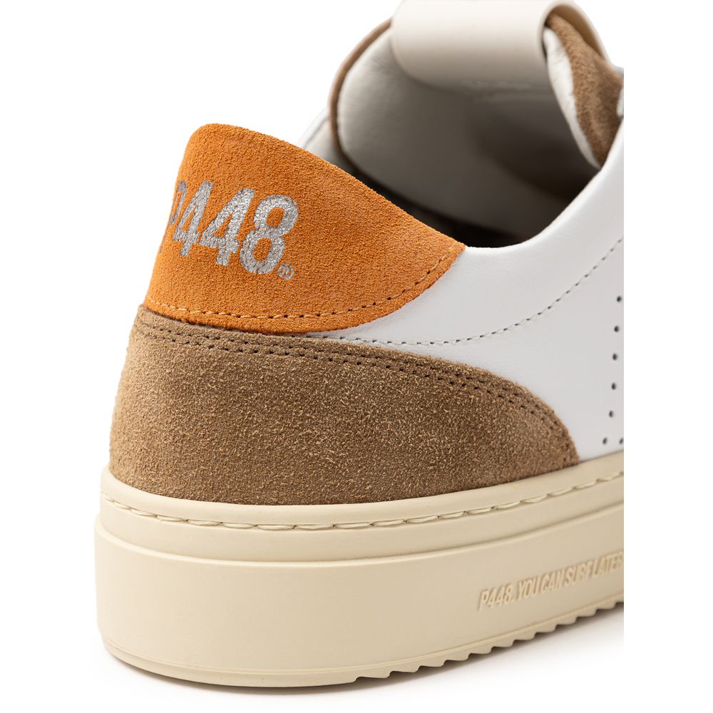 Brand White Leather Sneaker - Stylish and Comfortable Footwear for Every Occasion