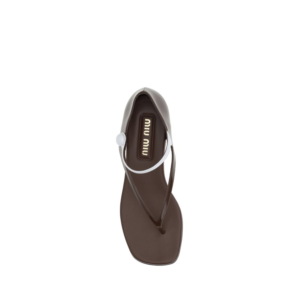 Miu Miu Thong Sandals - Elegant Summer Footwear