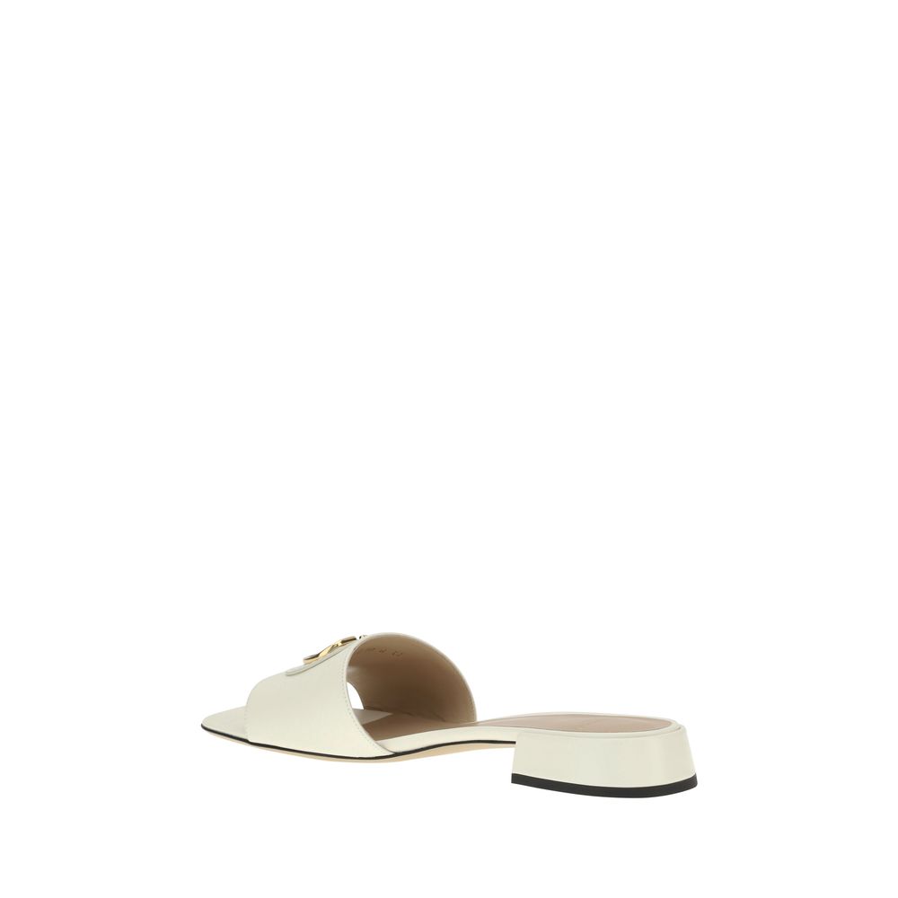 Valentino Garavani Vlogo Leather Sandals