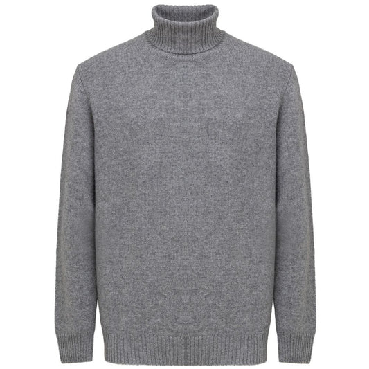 Cruciani Gray Cashmere Sweater - Luxurious Comfort Redefined