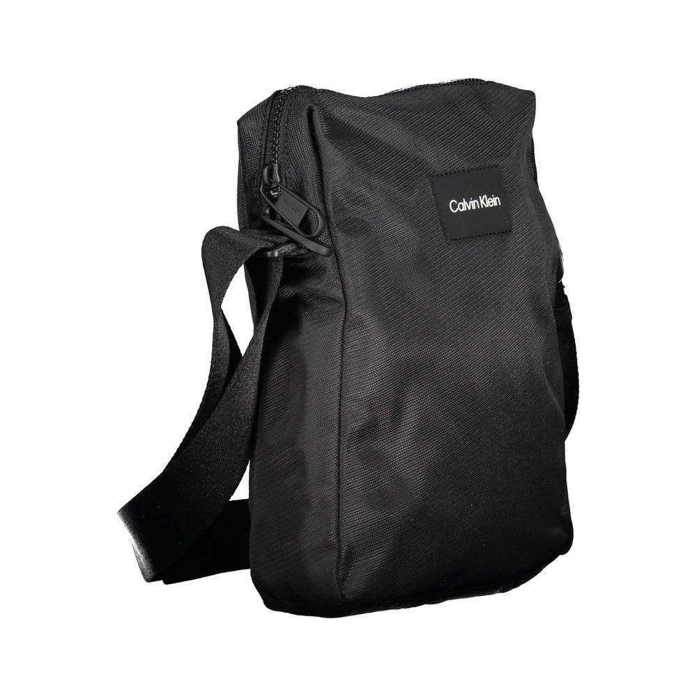 Calvin Klein Black Polyester Men's Shoulder Bag