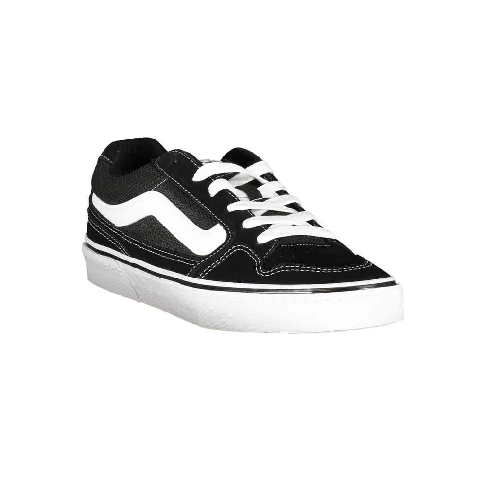 Vans Black Polyester Sneakers: Stylish Sports Footwear
