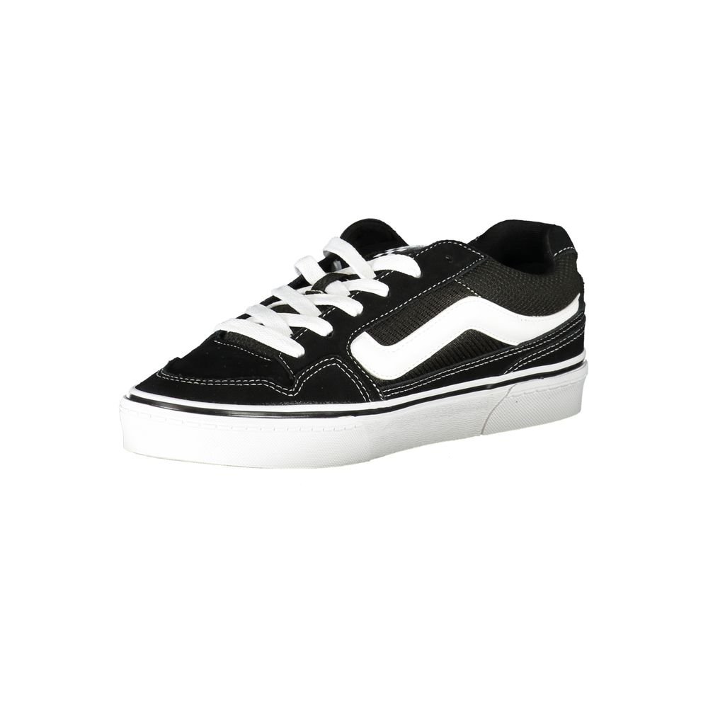 Vans Black Polyester Sneakers: Stylish Sports Footwear
