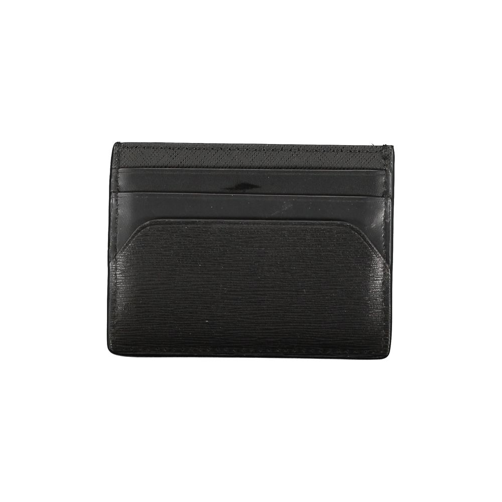 Tommy Hilfiger Black Leather Wallet for Men