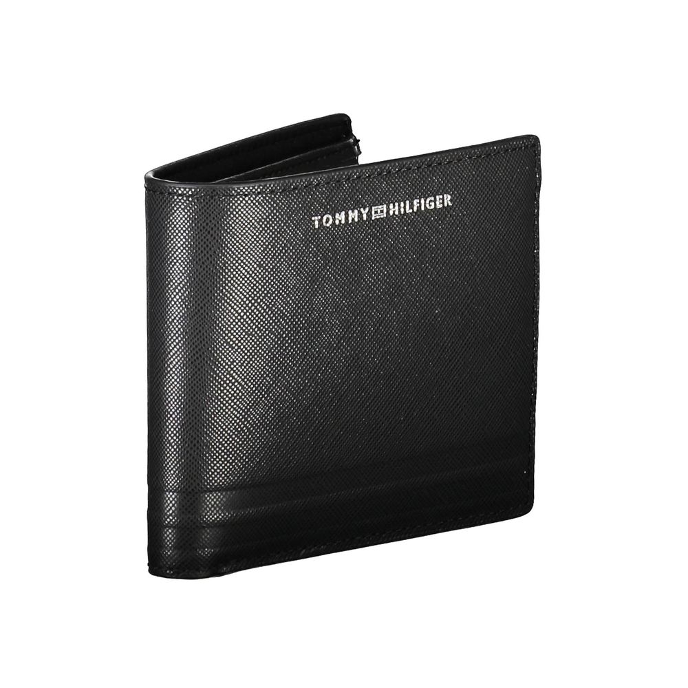 Tommy Hilfiger Black Leather Men’s Wallet