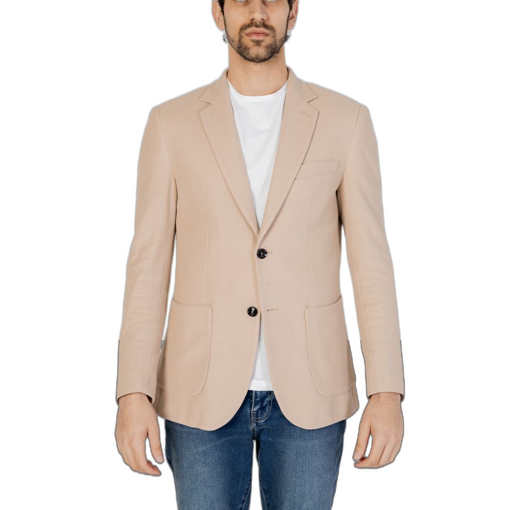 Liu Jo Beige Cotton Blazer for Men