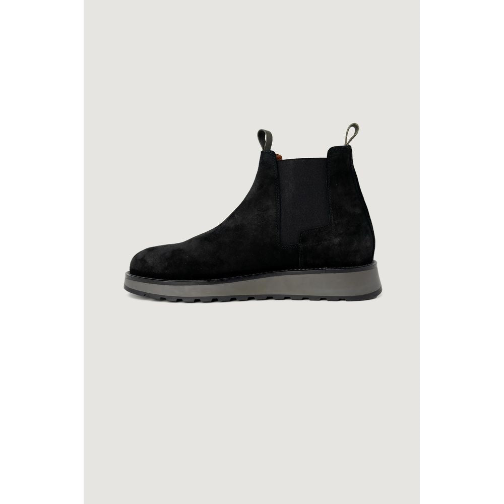 Liu Jo Black Suede Leather Ankle Boots for Men