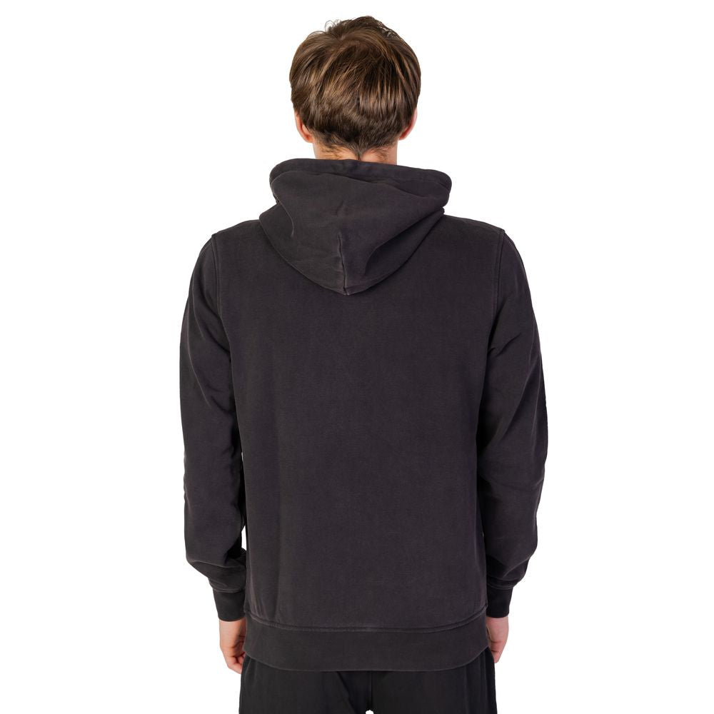 Liu Jo Black Cotton Hooded Sweatshirt