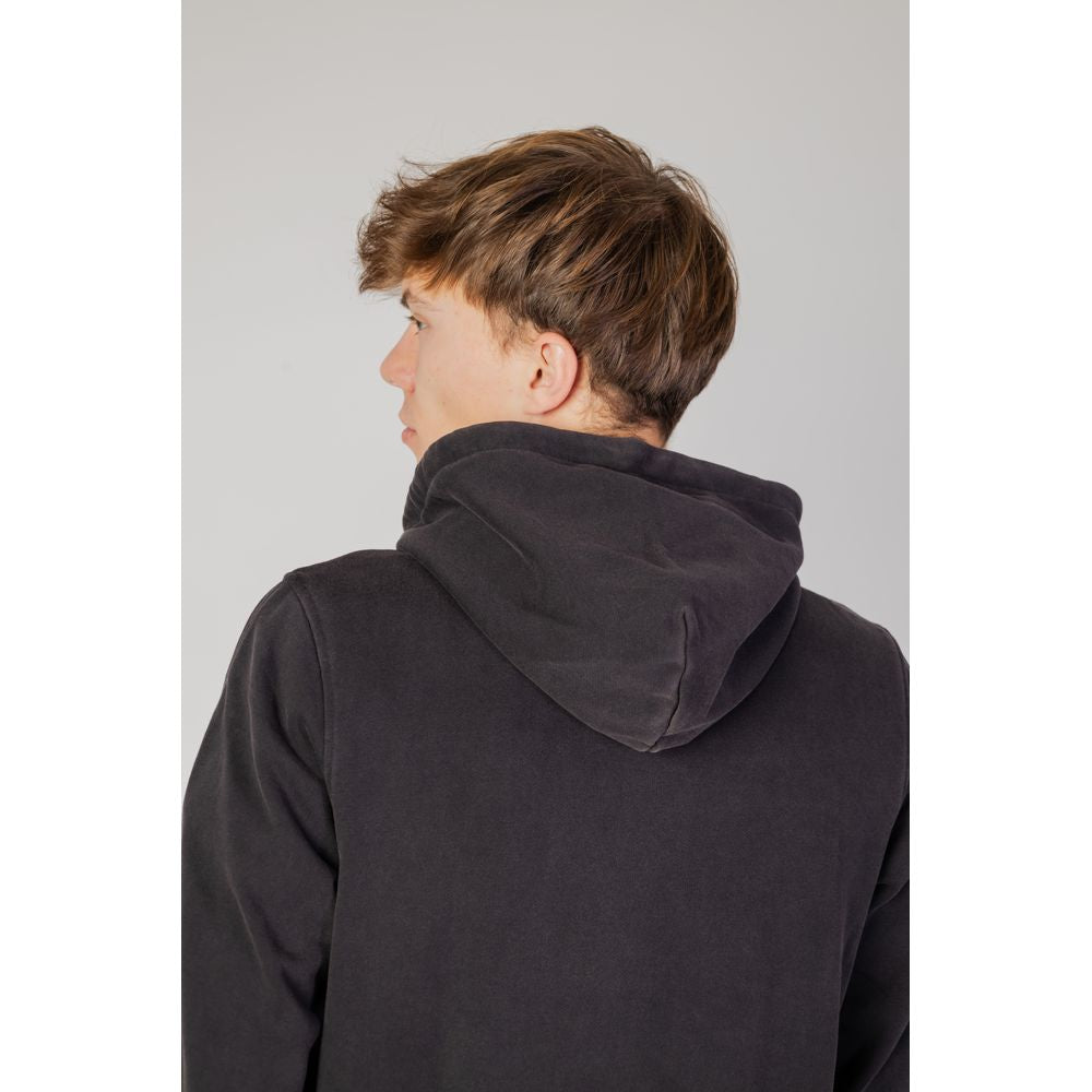 Liu Jo Black Cotton Hooded Sweatshirt