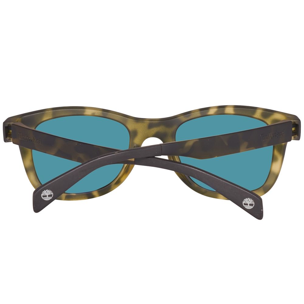 Timberland Brown Injected Sunglasses – Polarized Tan Lenses, 50mm
