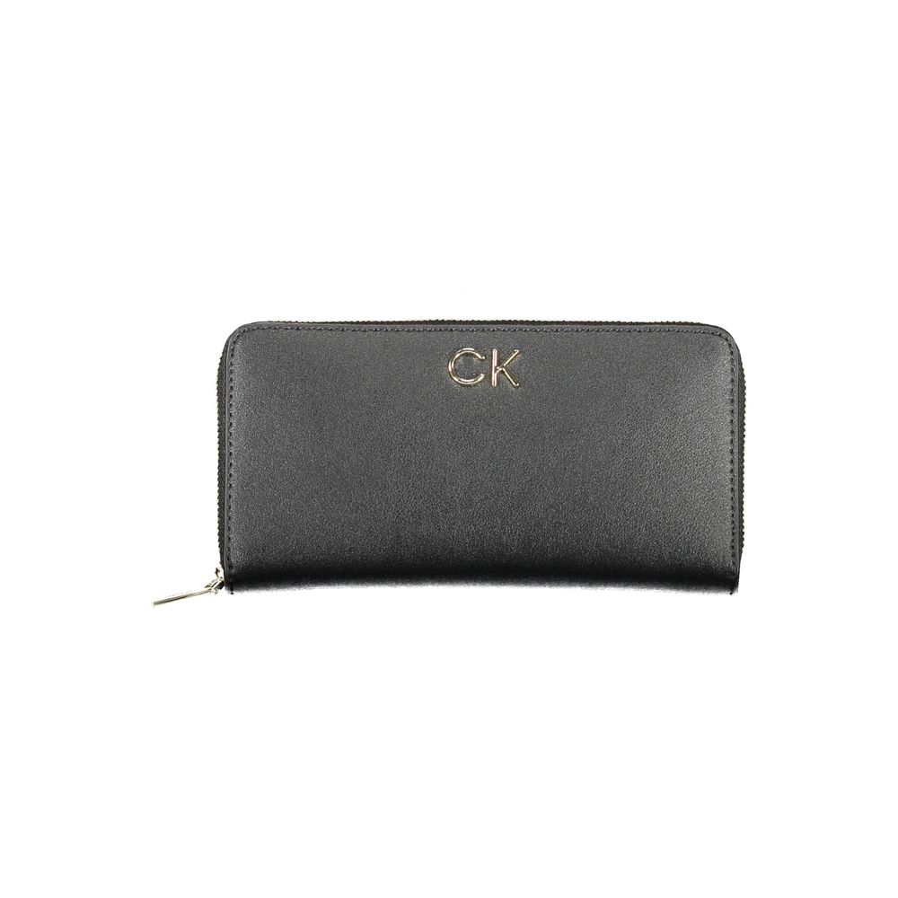 Calvin Klein Black Faux Leather Women's Wallet