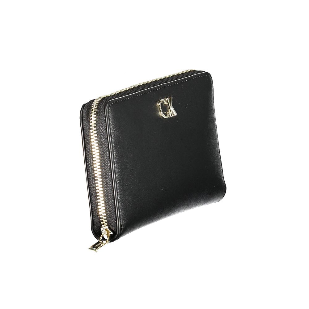 Calvin Klein Black Faux Leather Women's Wallet