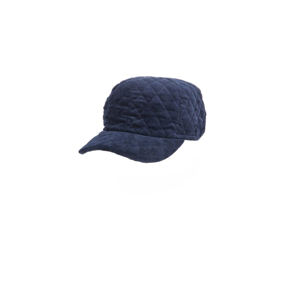 Denny Rose Blue Cotton Hat with Visor