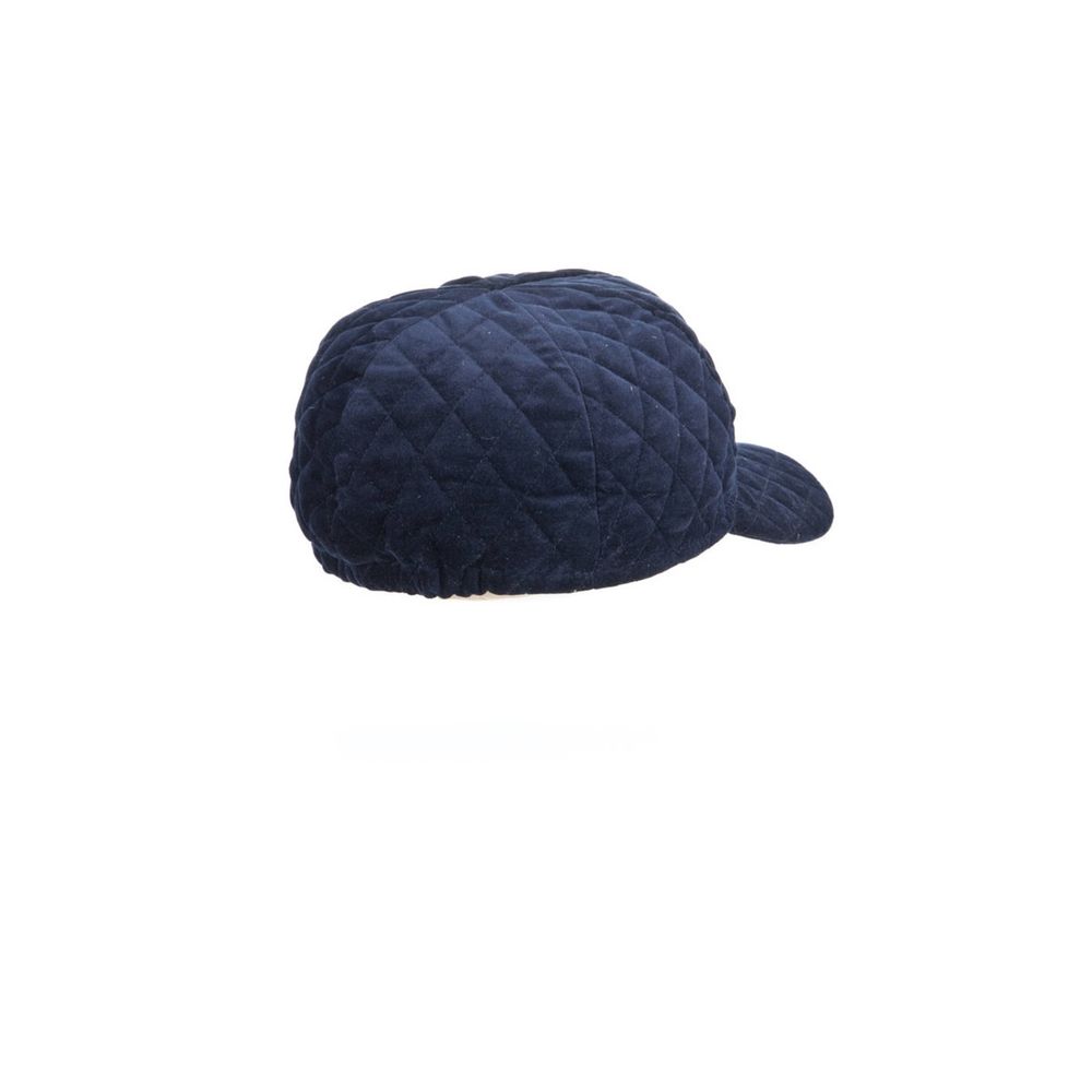 Denny Rose Blue Cotton Hat with Visor