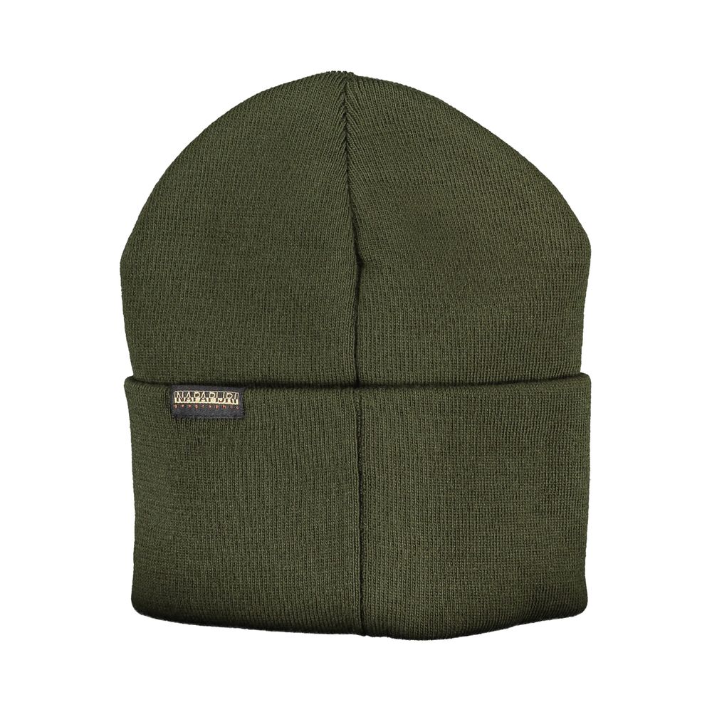 Napapijri Green Acrylic Hat & Cap