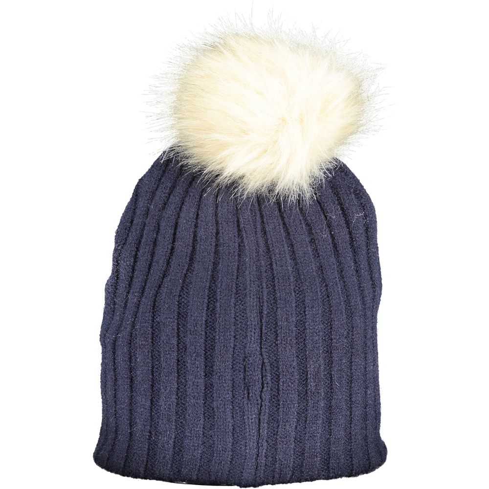 Norway 1963 Blue Women's Hat with Fur Pompon