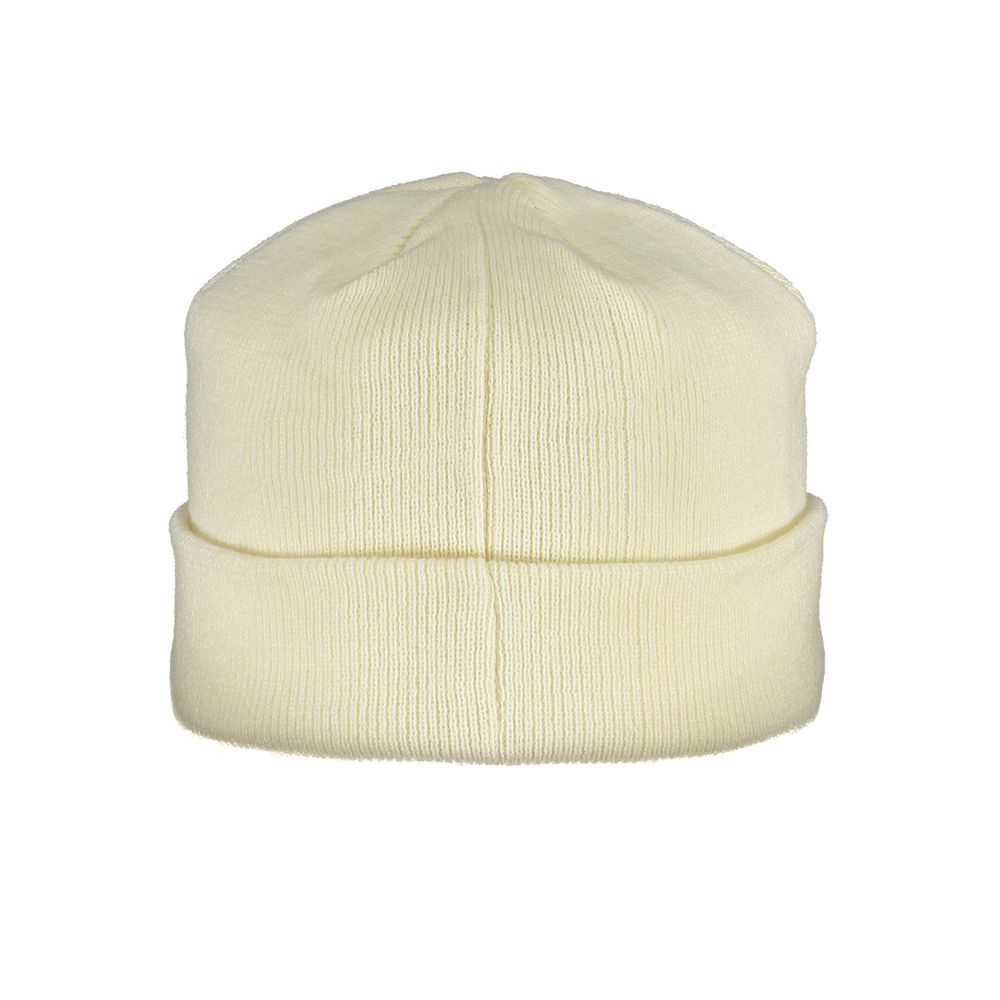 Fila White Polyester Hat with Embroidery Logo