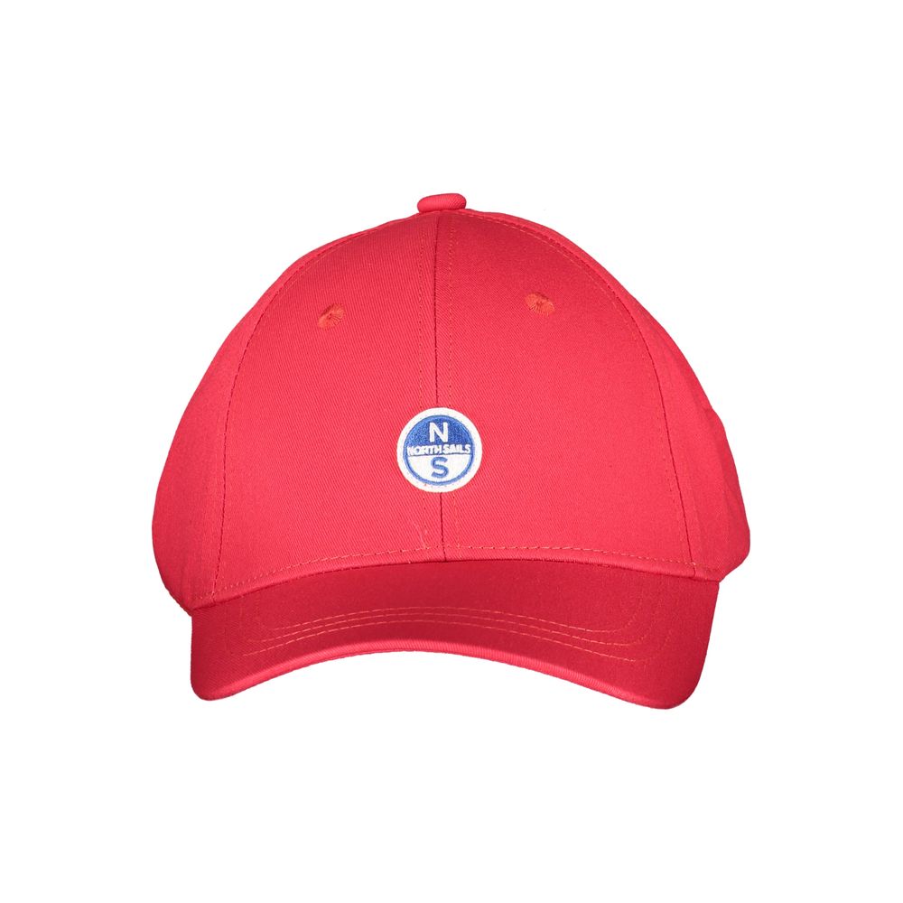 North Sails Red Cotton Hat & Cap with Visor