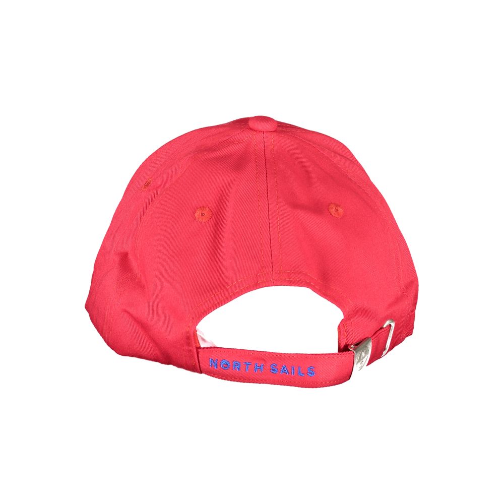 North Sails Red Cotton Hat & Cap with Visor