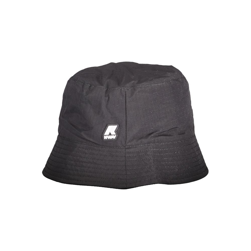 K-WAY Black Polyester Fisherman Hat with Marmot Interior