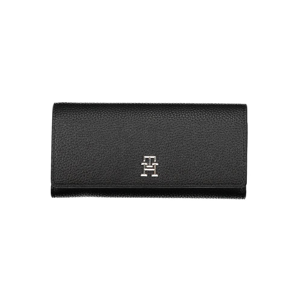 Tommy Hilfiger Black Faux Leather Women’s Wallet
