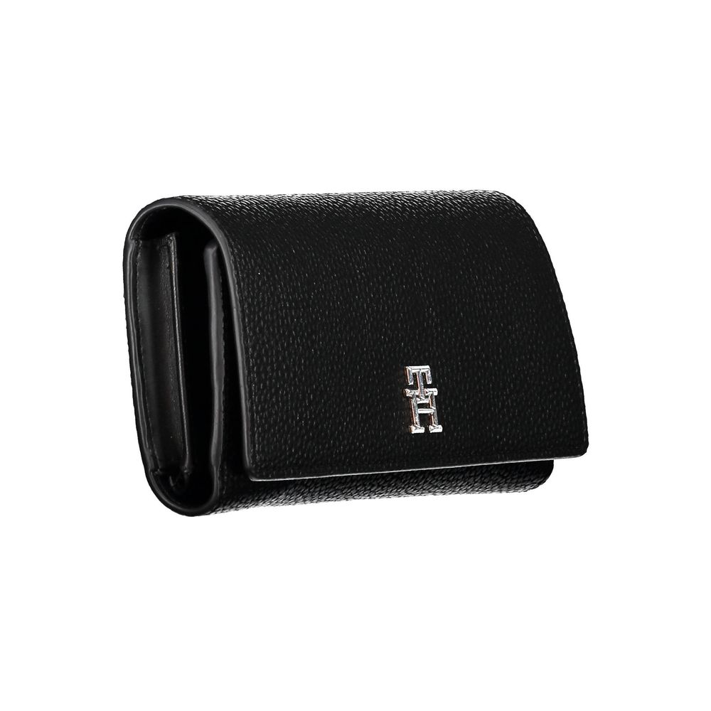 Tommy Hilfiger Black Faux Leather Women’s Wallet