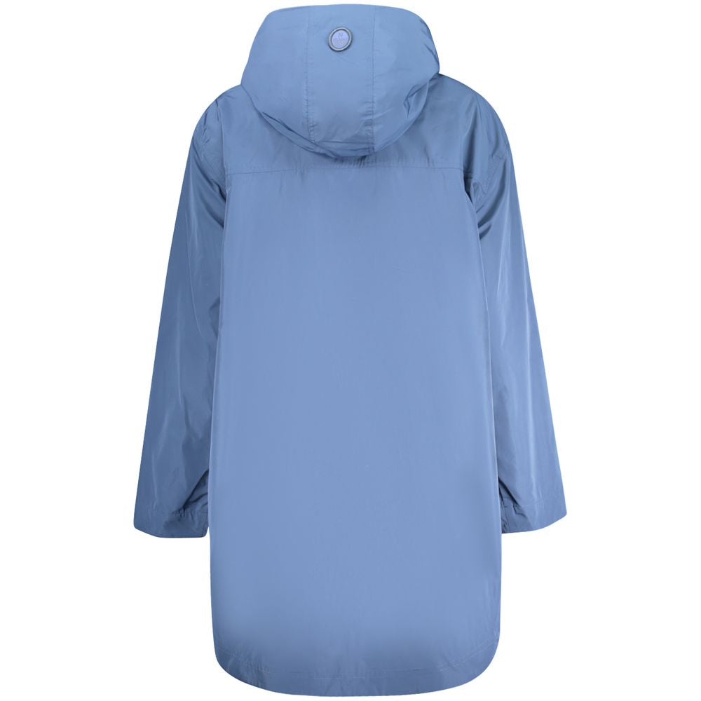 North Sails Blue Polyester Parka with Hood