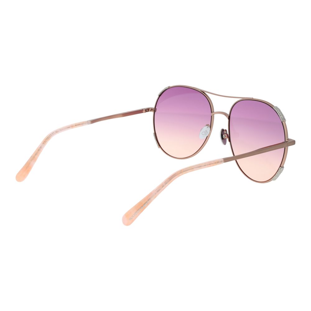 Scotch & Soda Women's Pink Aviator Sunglasses with Gradient Lenses