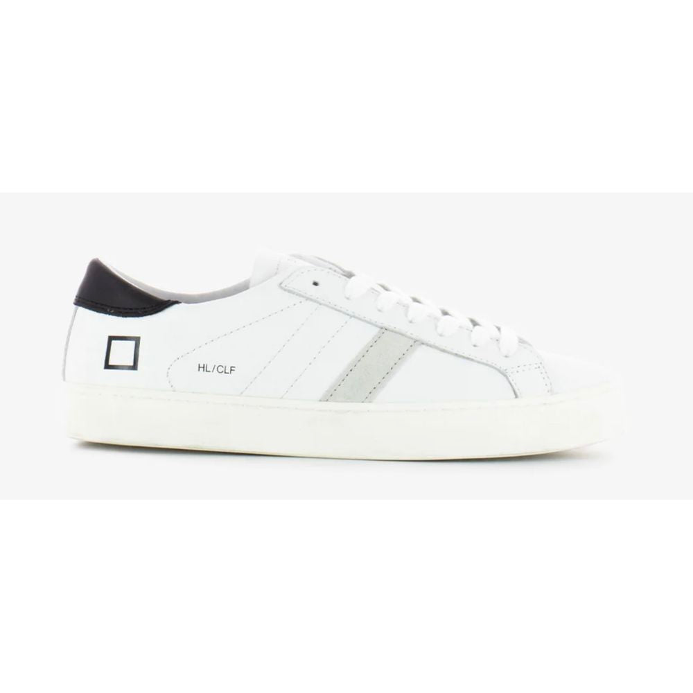 D.A.T.E White Leather Sneaker: Timeless Style and Comfort