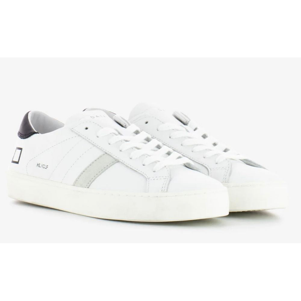 D.A.T.E White Leather Sneaker: Timeless Style and Comfort