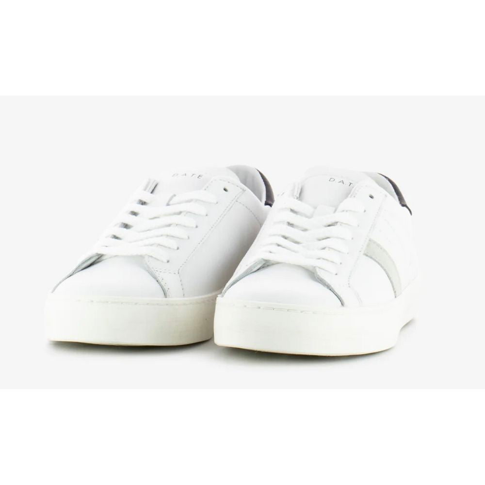 D.A.T.E White Leather Sneaker: Timeless Style and Comfort