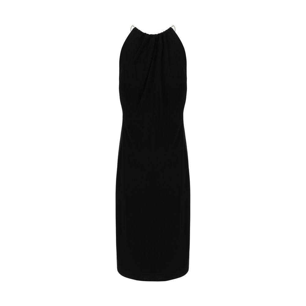 Givenchy Midi Dress with Halter Neckline