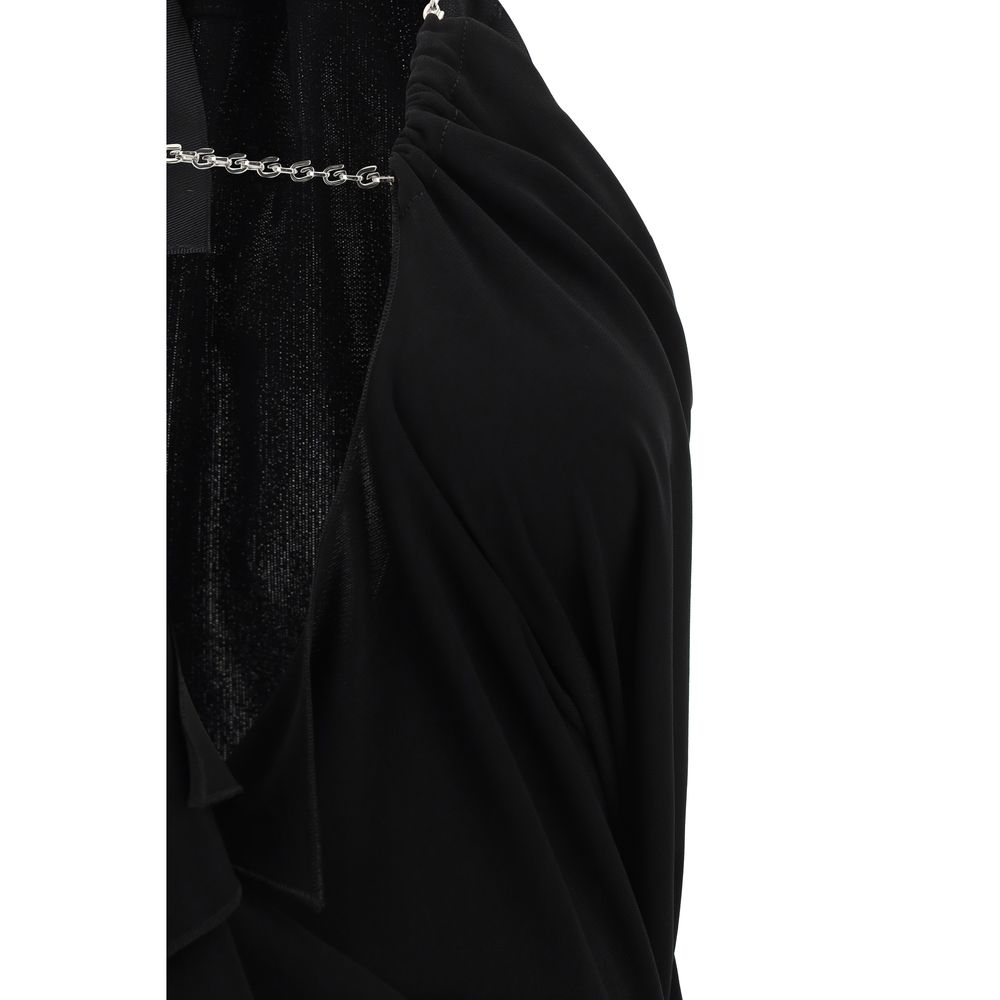 Givenchy Midi Dress with Halter Neckline