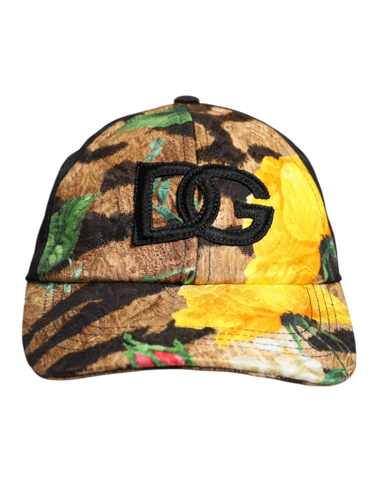 Dolce & Gabbana Multicolor DG Logo Patch Baseball Cap