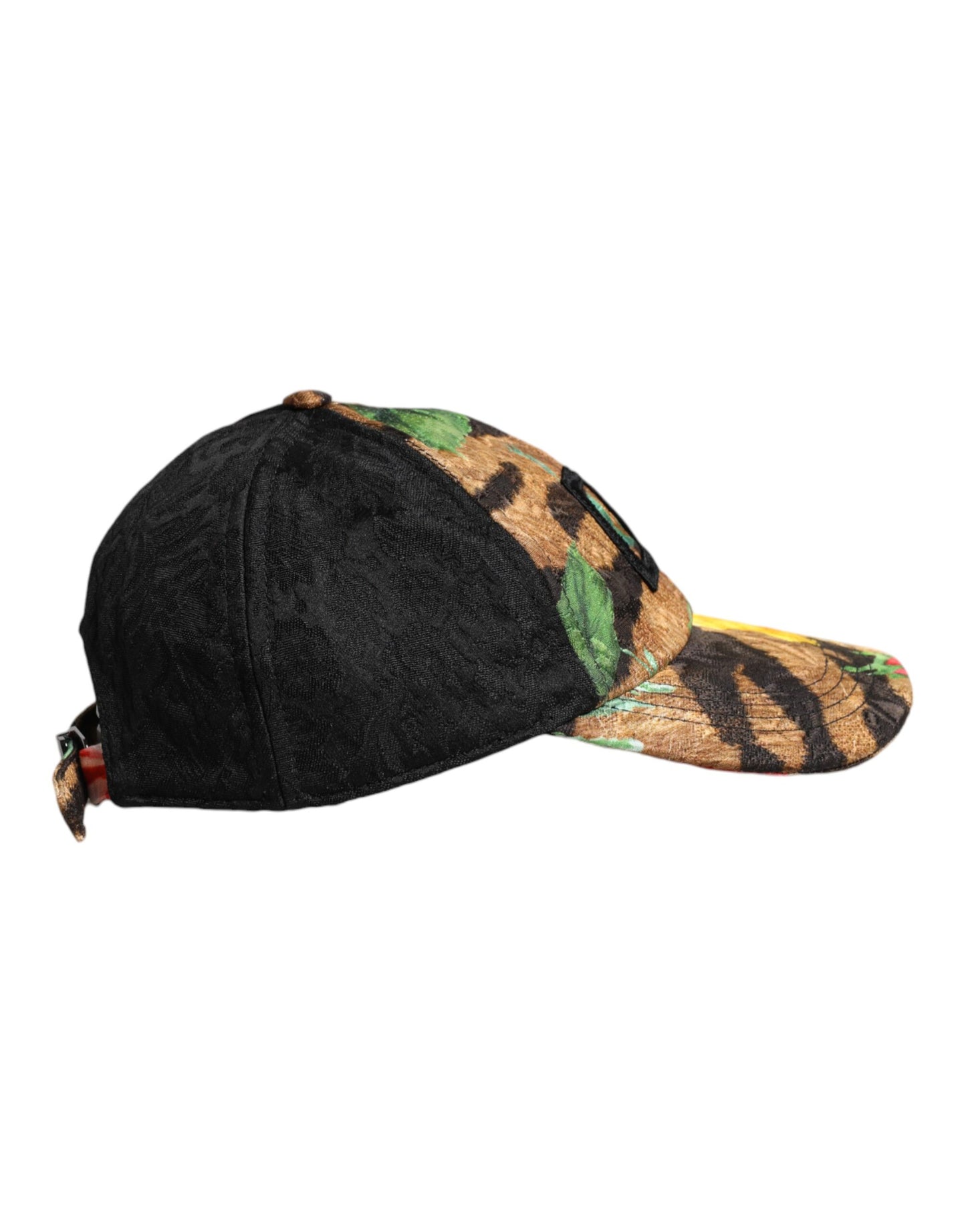 Dolce & Gabbana Multicolor DG Logo Patch Baseball Cap