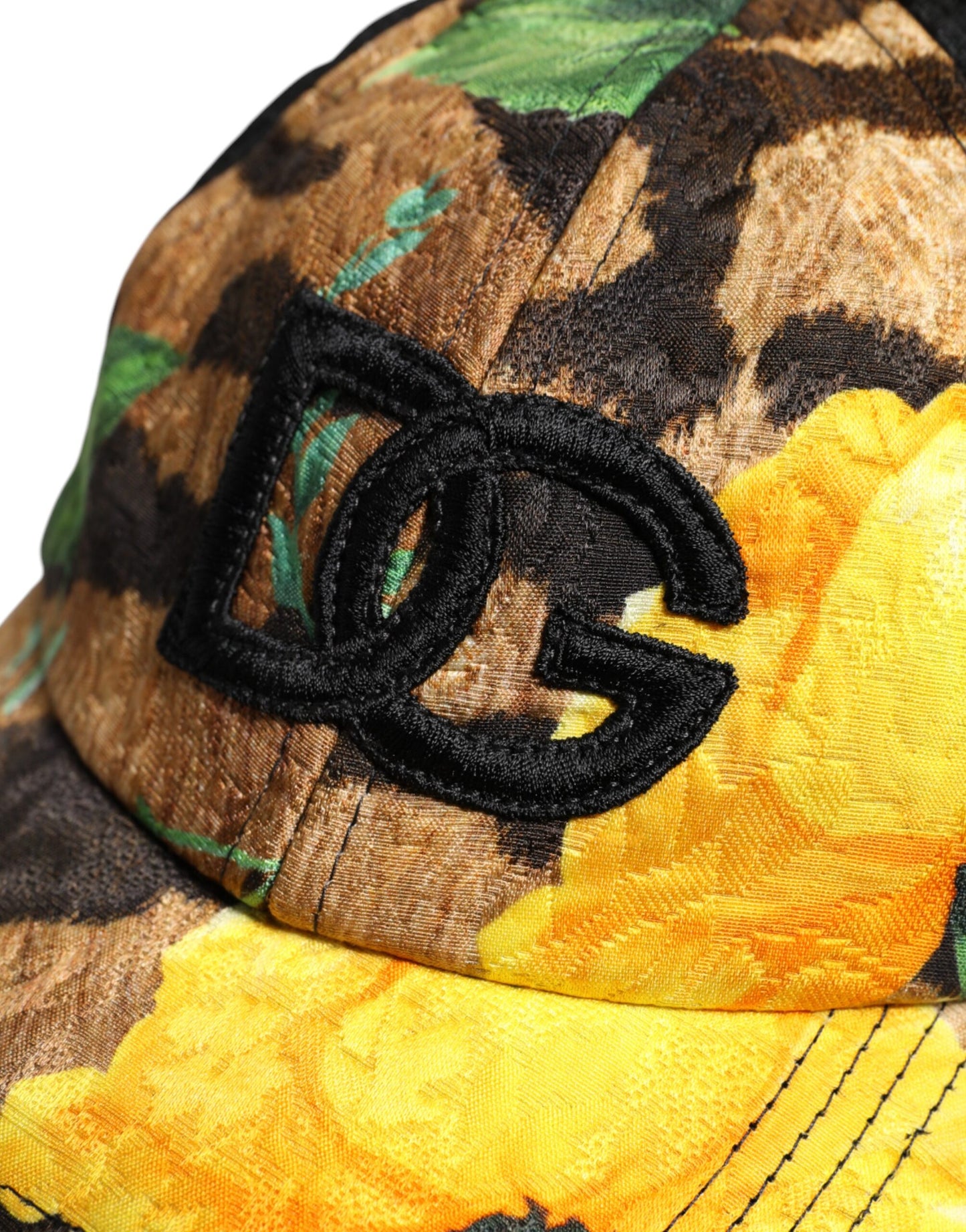 Dolce & Gabbana Multicolor DG Logo Patch Baseball Cap