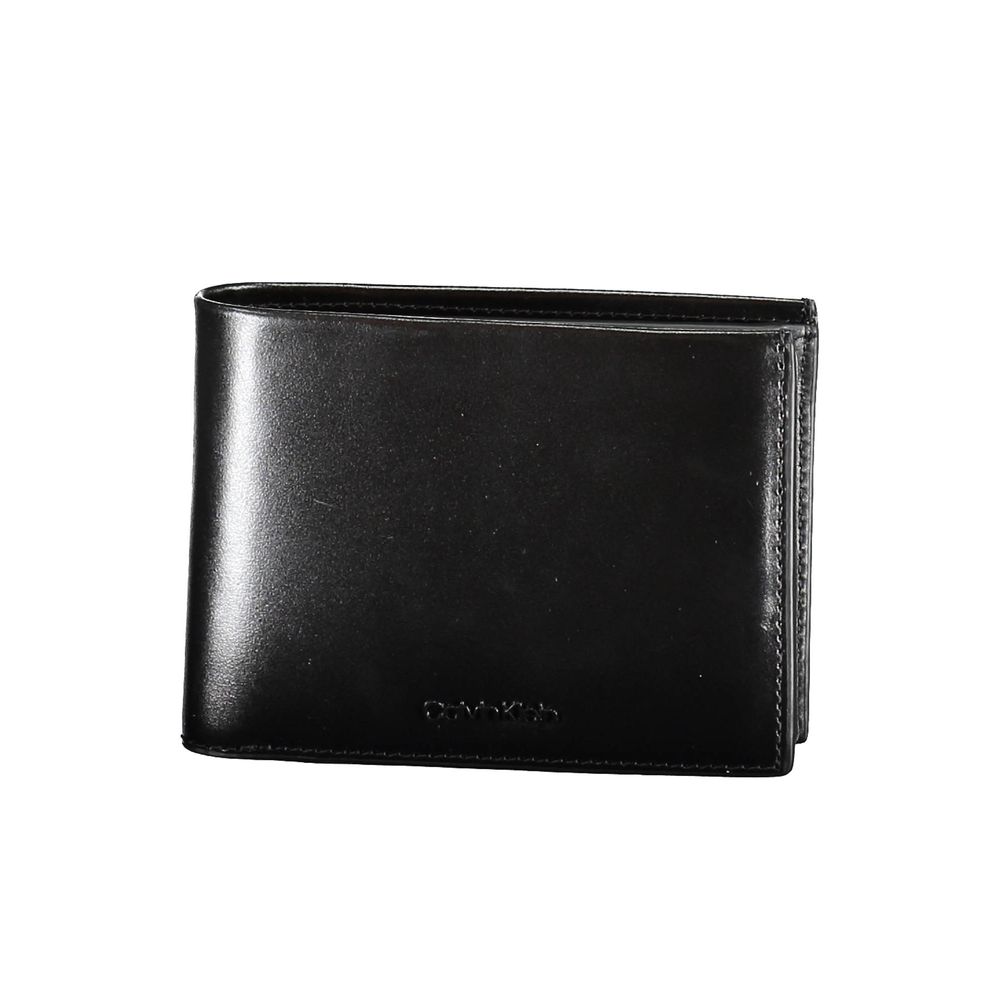 Calvin Klein Black Leather Men's Wallet