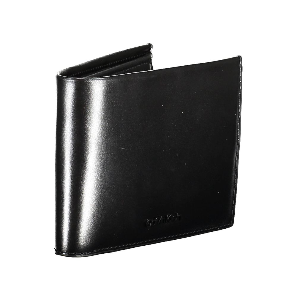 Calvin Klein Black Leather Men's Wallet