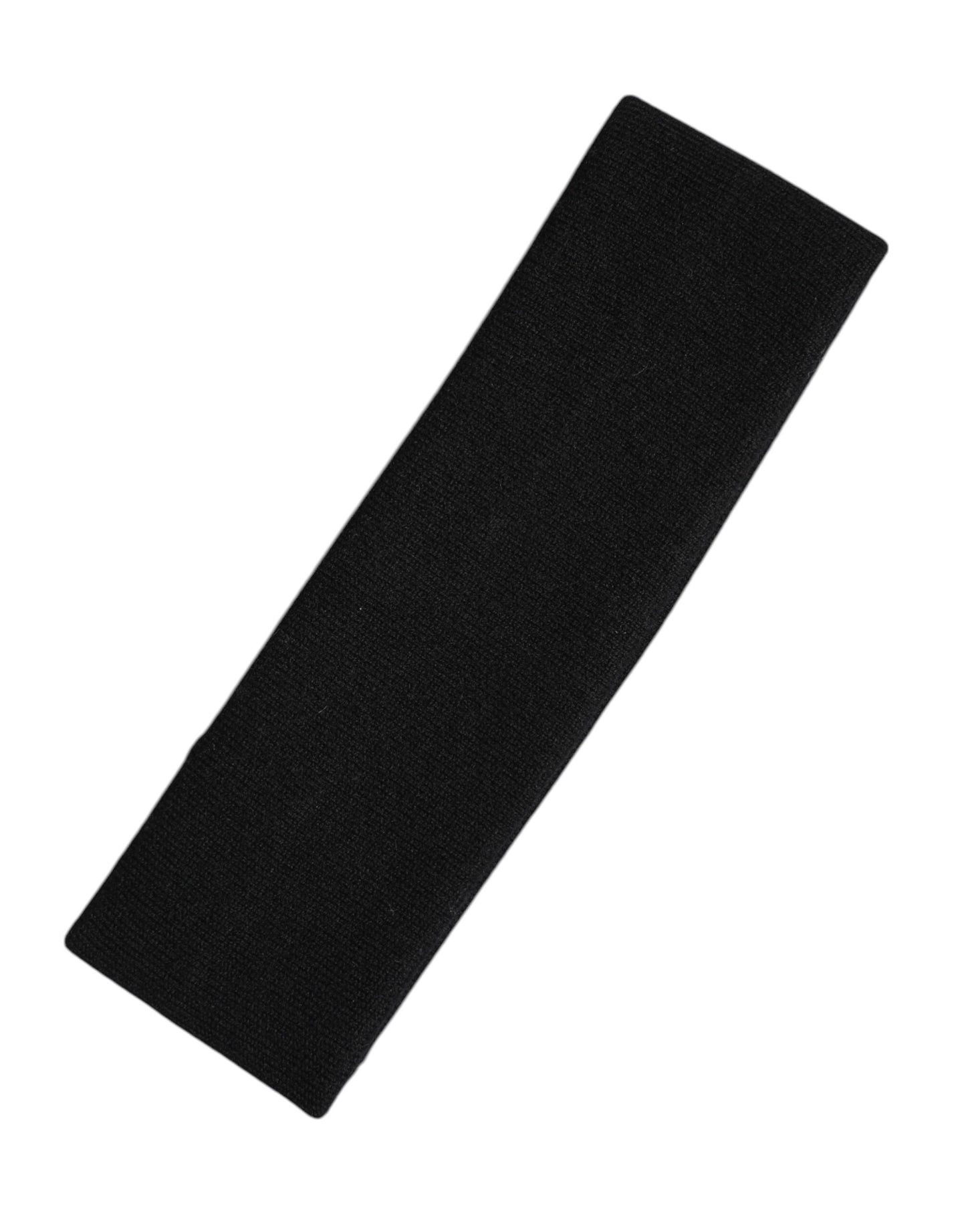 Dolce & Gabbana Black Cashmere Knitted Head Band Hat for Women