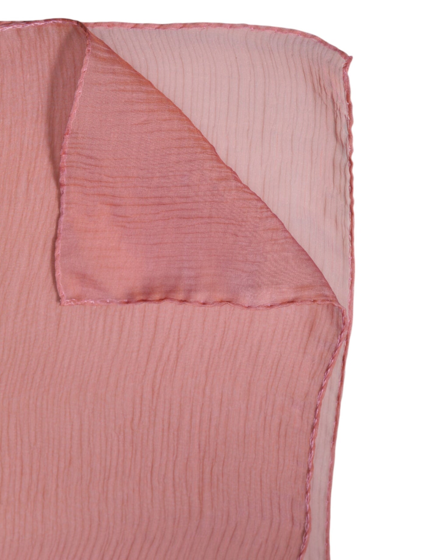 Dolce & Gabbana Pink Silk Wrap Shawl Scarf for Women