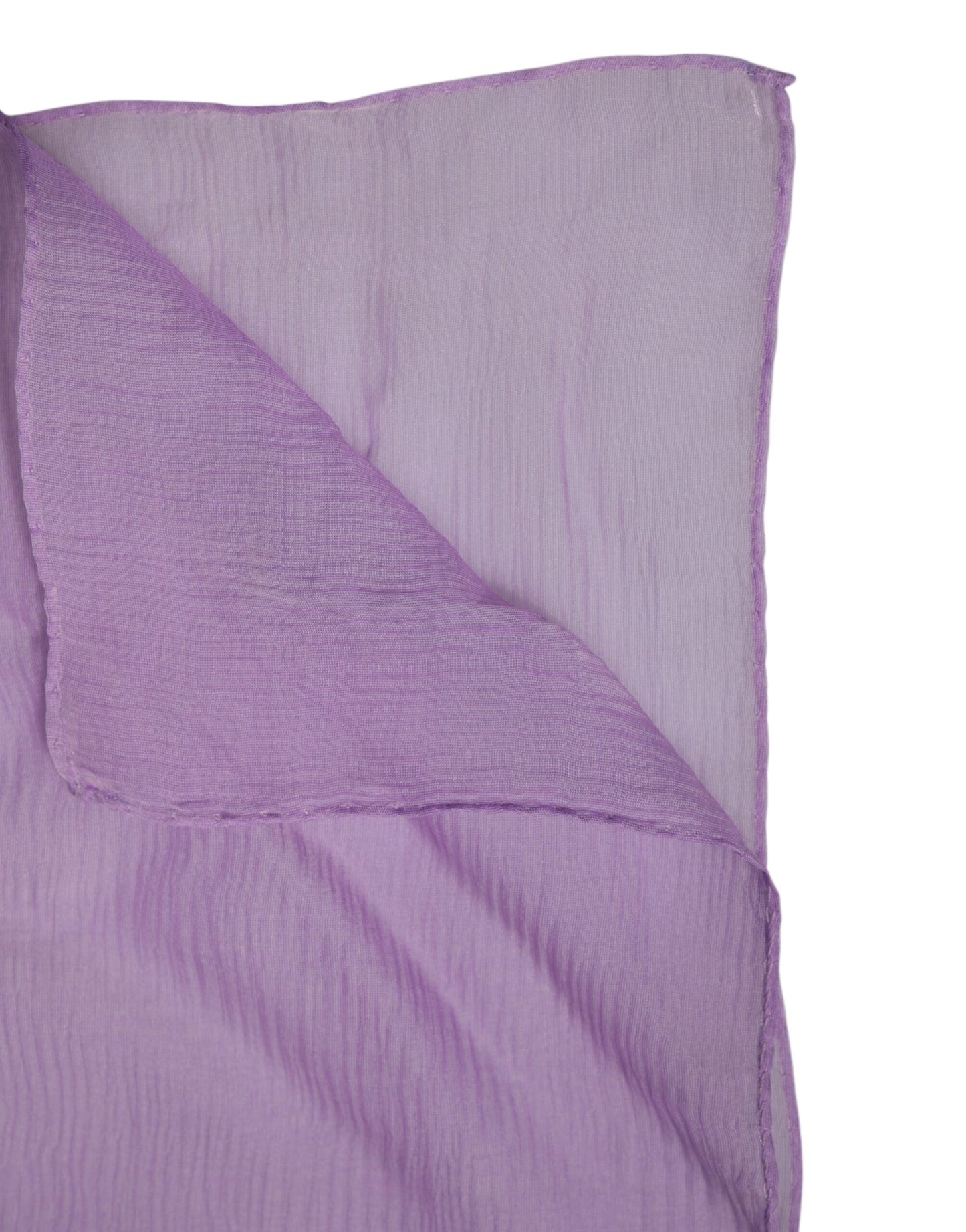 Dolce & Gabbana Purple Silk Wrap Shawl Scarf