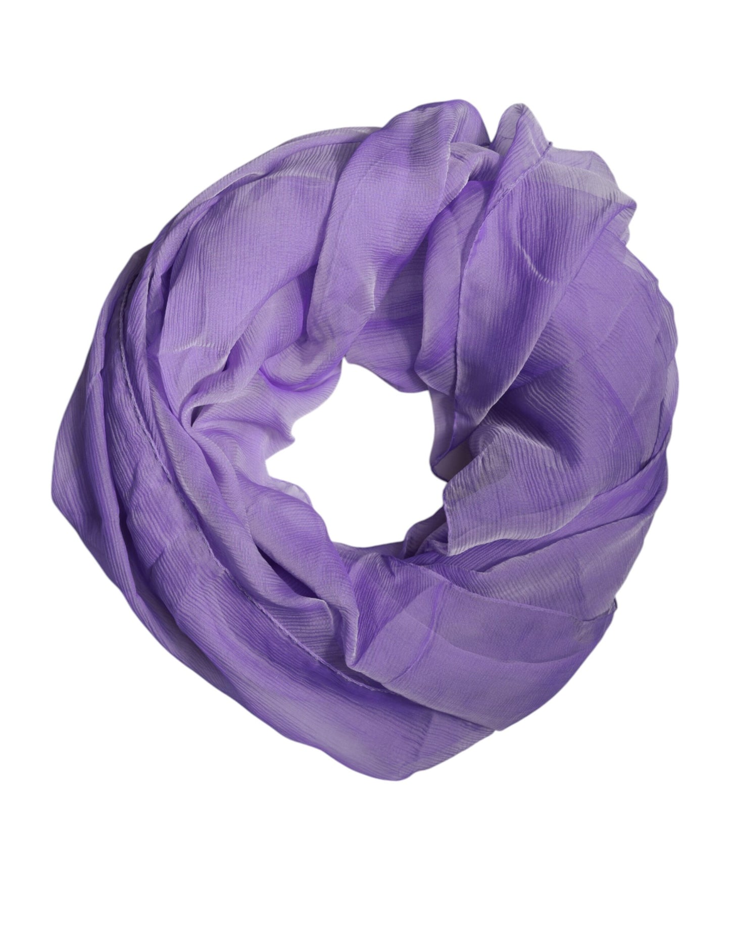 Dolce & Gabbana Purple Silk Wrap Shawl Scarf