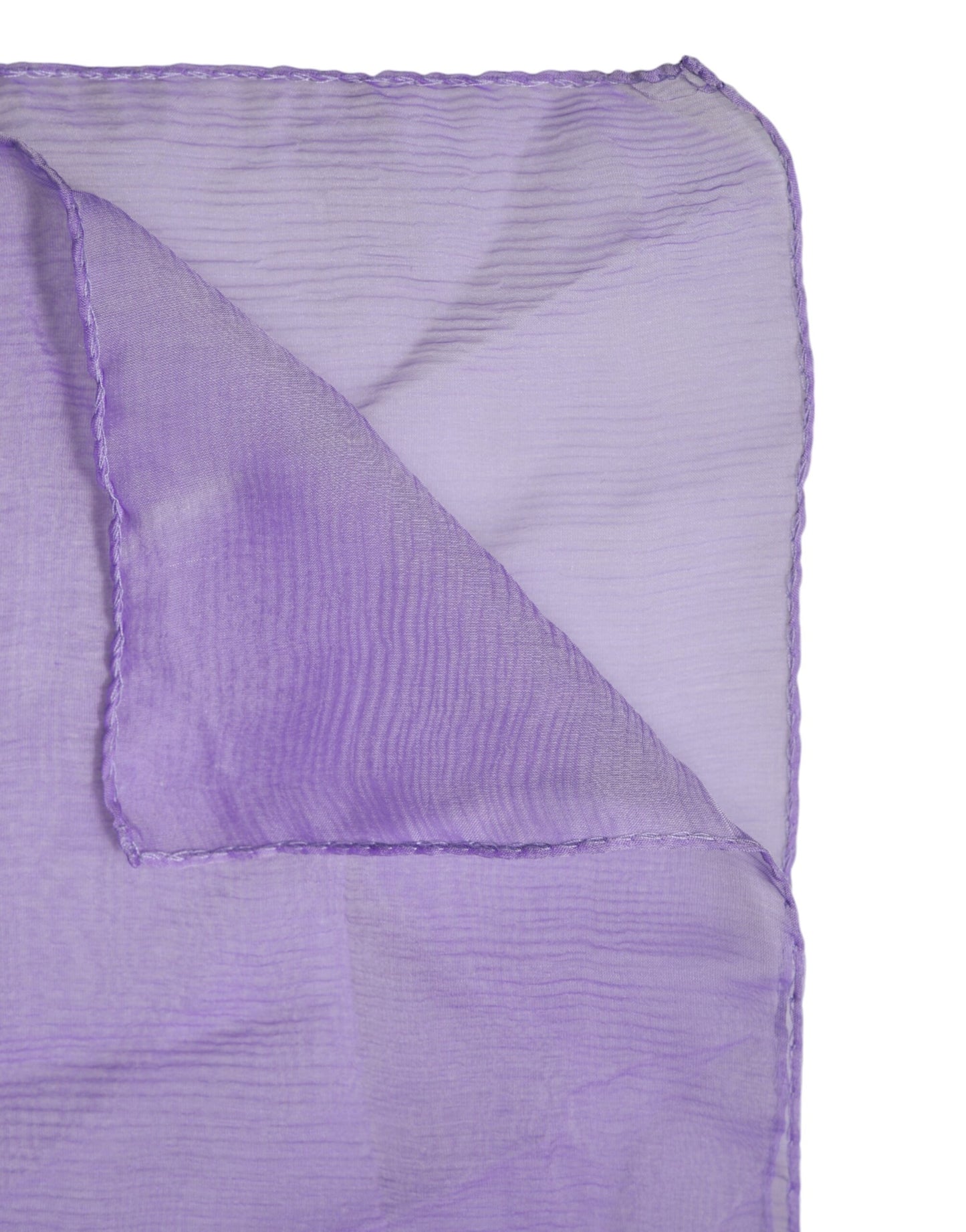 Dolce & Gabbana Purple Silk Wrap Shawl Scarf