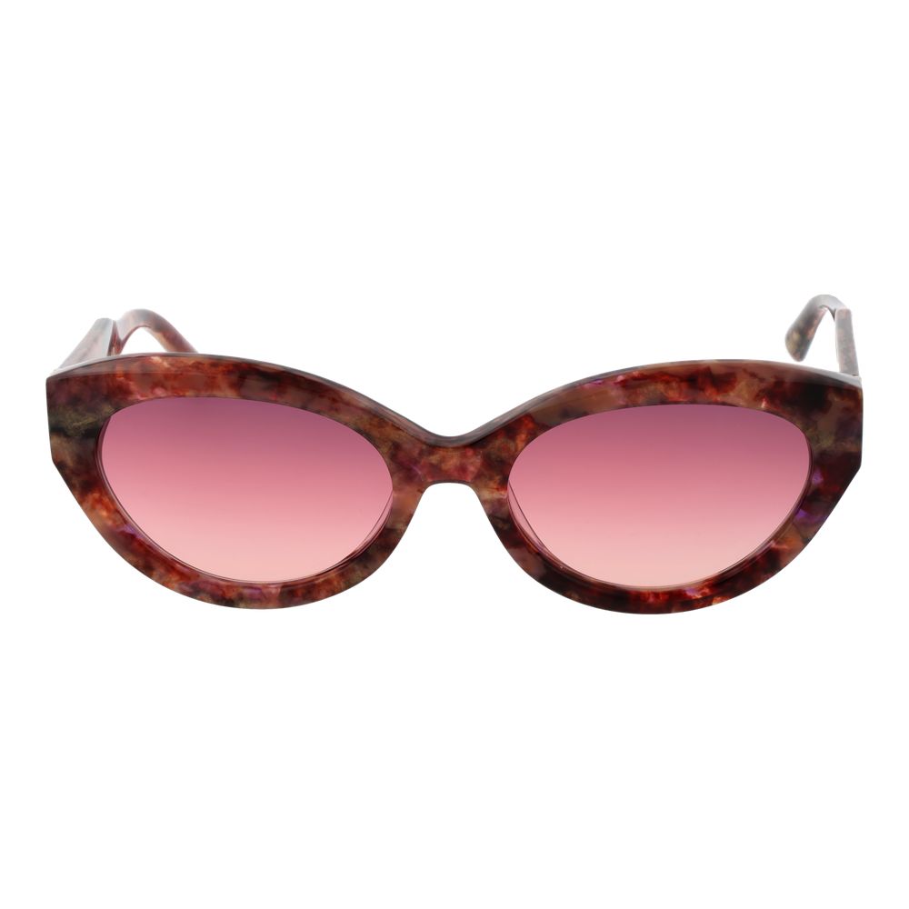 Scotch & Soda Women’s Multicolor Cat Eye Sunglasses with Rose Gradient Lenses, 55mm