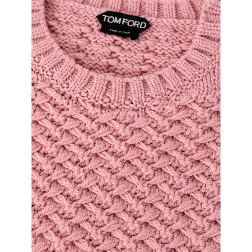 Tom Ford Pink Wool Sweater - A Seductive Wardrobe Essential