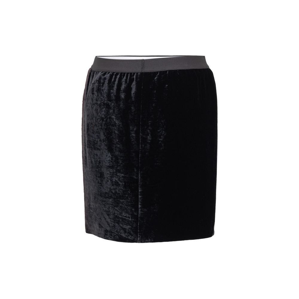 Tom Ford Black Viscose Mini Skirt - Elegant Sophistication
