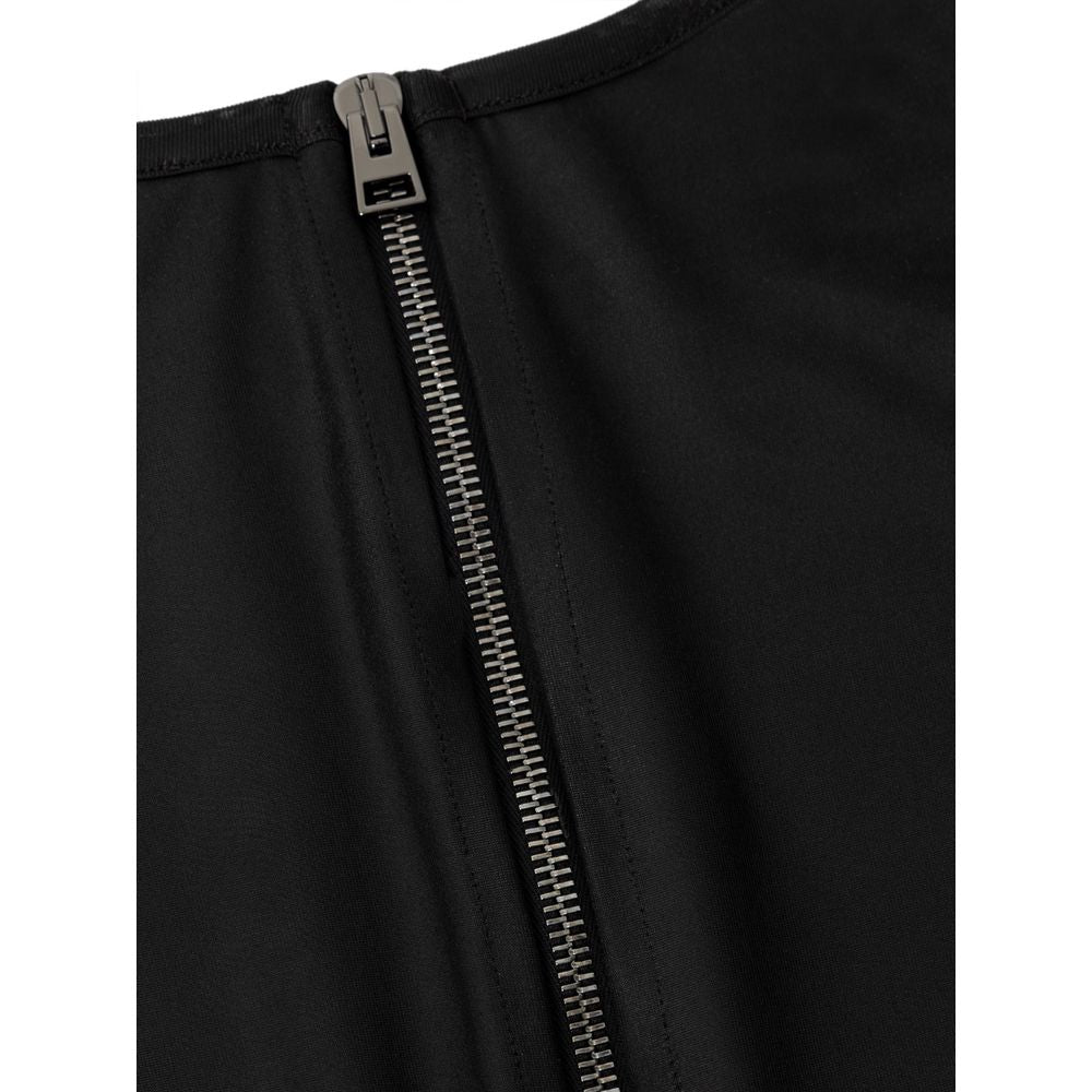 Tom Ford Black Viscose Zip Back Sweater