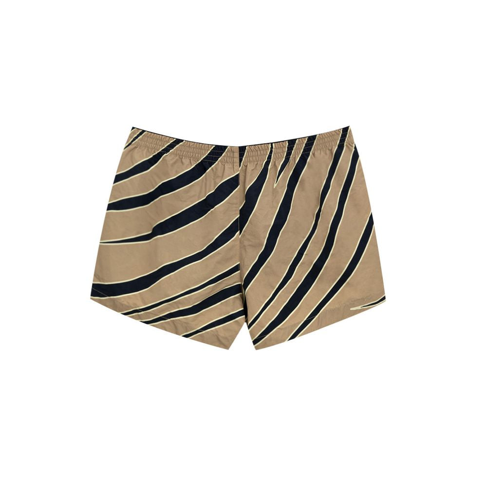 Bottega Veneta Beige Animal Print Swim Boxer Shorts