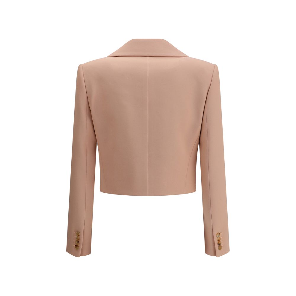 Chloé Wool Gabardine Cropped Blazer
